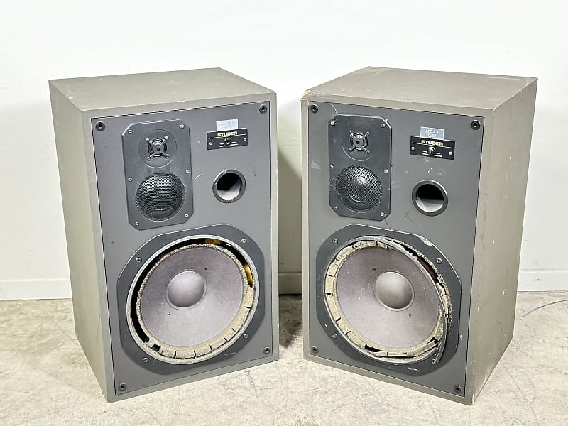 Studer 2706 Professional Studio Monitor Speaker Pair  			