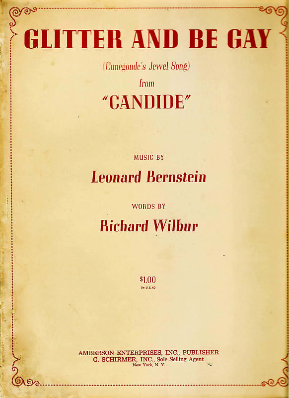 Glitter and be gay from candide cunegonde s jewel song music reverb
