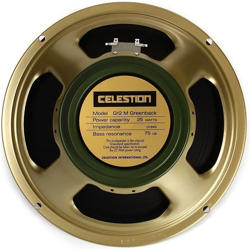 Celestion G12M Greenback Guitar Speaker (12 Inch, 25 Watts, 16 Ohms) image 1