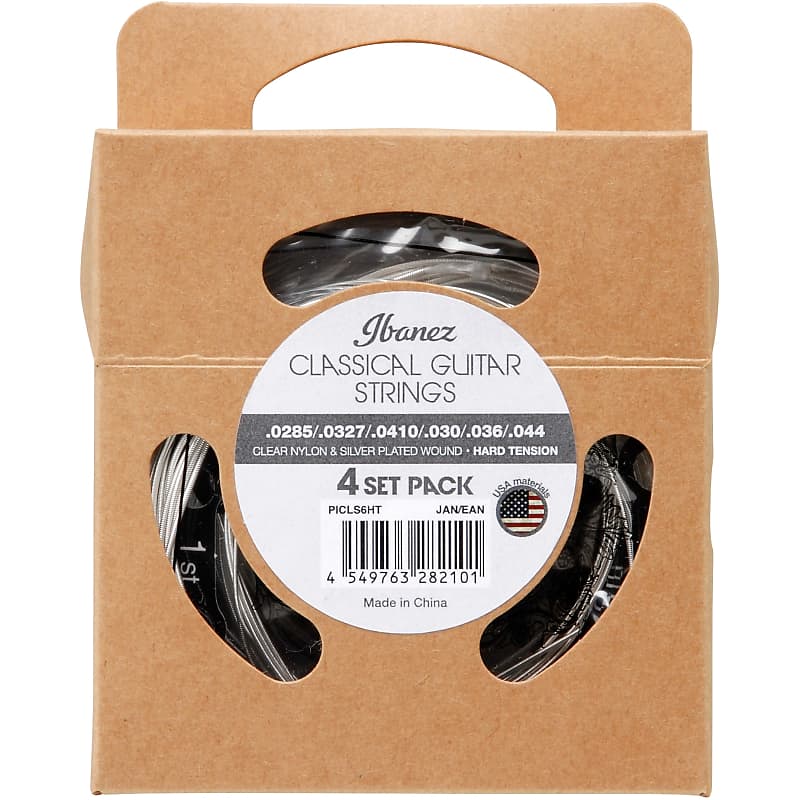 Ibanez PICLS6HT hard tension Classical Guitar Strings (x4 Reverb