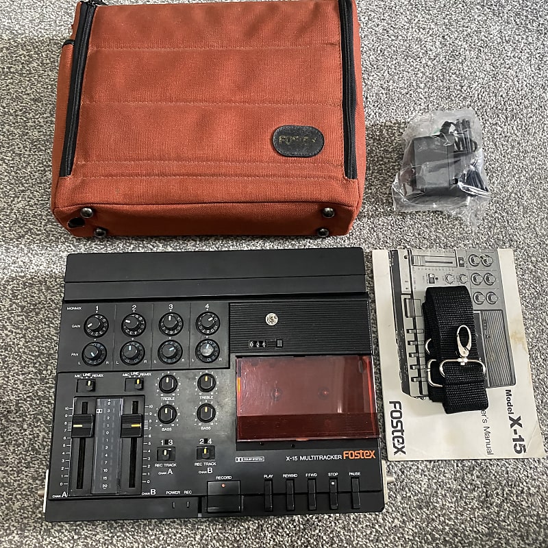 [Rare] FOSTEX X15 MULTITRACKER Compact 4 TRACK CASSETTE Reverb