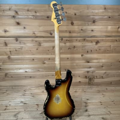 Fender Custom Shop 1962 Precision Heavy Relic Bass - 3 Tone Sunburst image 5