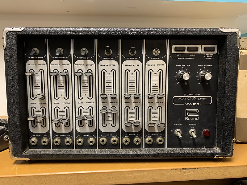 Immagine Roland VX-100 Mixing Amplifier 6-Channel Powered Mixer - 1