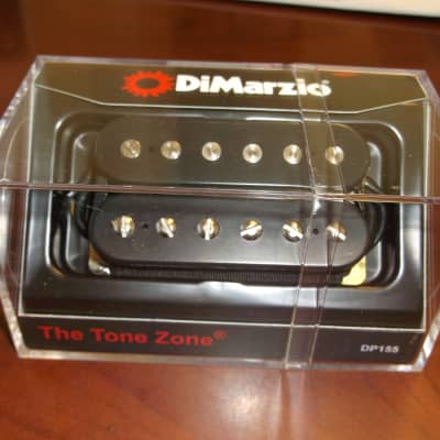 DiMarzio DP155 Tone Zone Humbucker, Regular Spacing - BLACK image 1