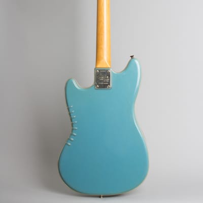 Fender  Duo-Sonic II Solid Body Electric Guitar (1966), ser. #145972, original grey hard shell case. image 2