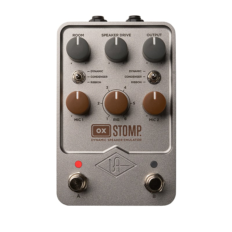 Universal Audio UAFX OX Stomp Dynamic Speaker Emulator Pedal image 1
