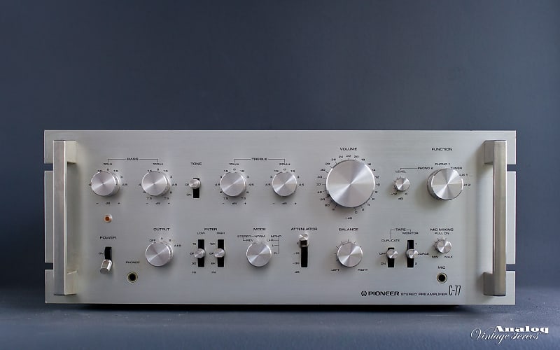 Pioneer C77, Spec1 1975-1979 - Silver