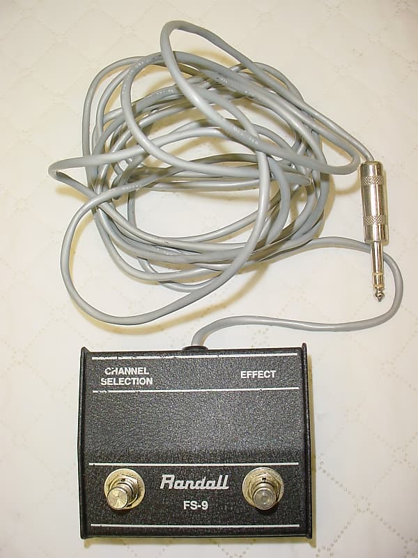 Randall FS9 Guitar Amp Channel & Effect Footswitch Reverb