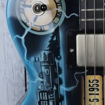 Hill Back to The Future CLEVELAND USA Made Custom Electric LP Guitar w Case BTTF image 3