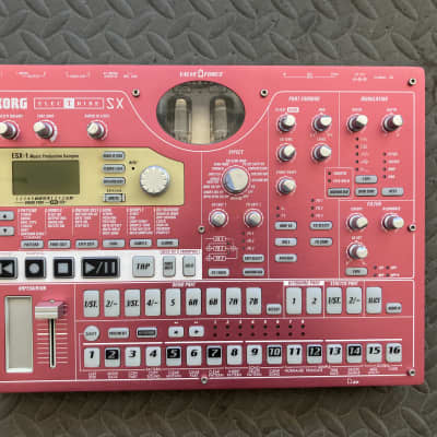 Korg Electribe-SX ESX-1 Music Production Sampler w/ Rare Telefunken replica Tubes- Red (SD Card Version)