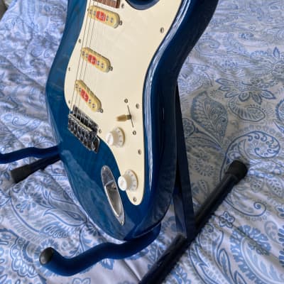 Rockoon Schaller Super Material Guitar 80s-90’s - Trans Blue image 2