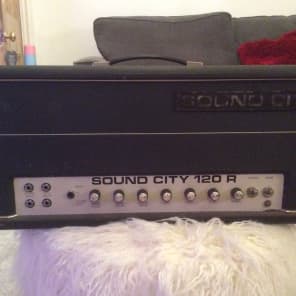 Vintage 1972 Sound City 120R   Valve Amp Head Amplifier SERVICED image 1