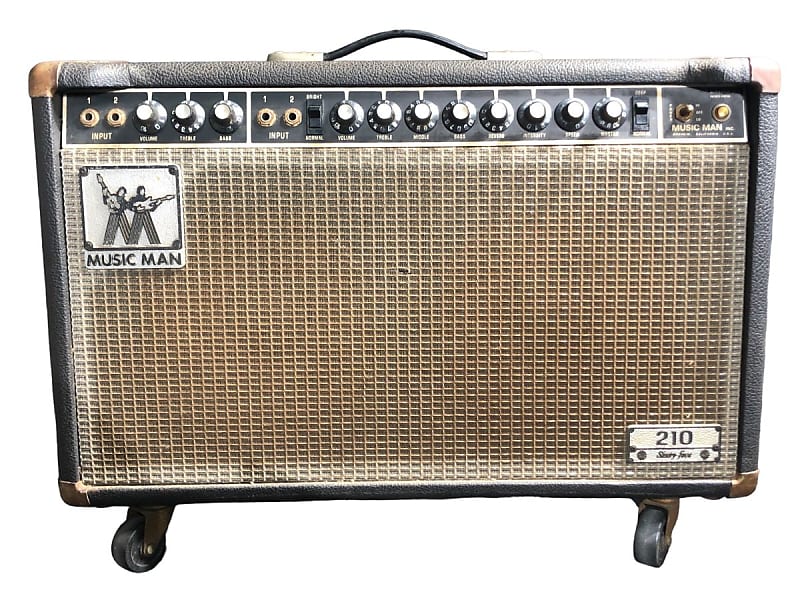 MUSICMAN Sixty-five 210 guitar amplifier 1976 footswitch | Reverb