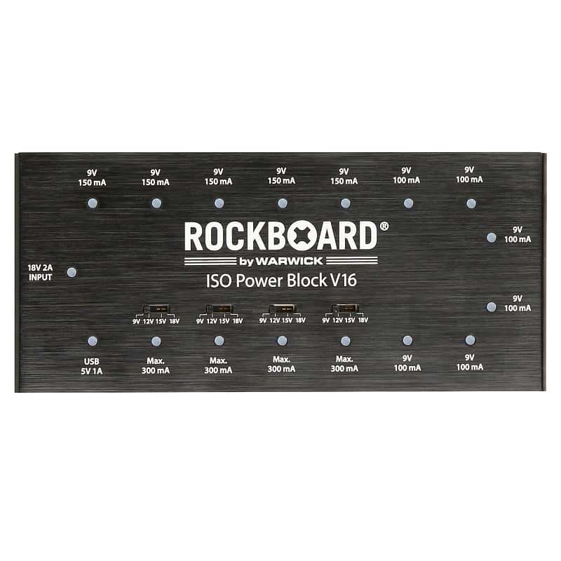 New Rockboard ISO Power Block V16 Isolated Guitar Effects Pedal Power Supply image 1