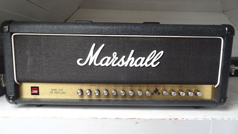 Marshall 3315 Head (150 W) Black/Gold ( Very Rare)