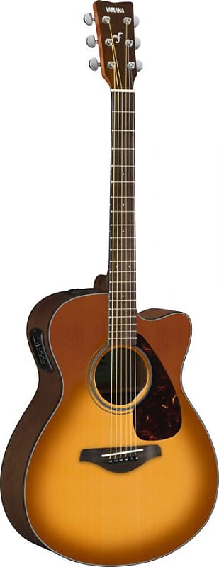 Yamaha FSX800C Mk II Electro-Acoustic Guitar Sandburst Finish | Reverb