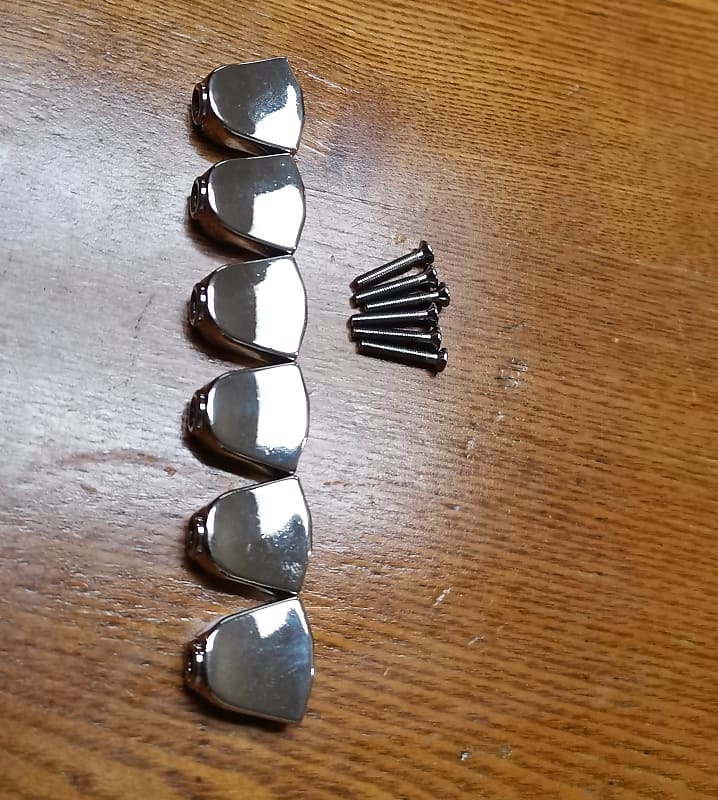 Genuine Grover Rotomatic Tulip / Keystone buttons Nickel Reverb