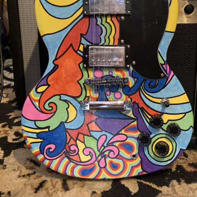 Unknown Kit SG Set Up For Slide 2023 - Handpainted Psychedelic