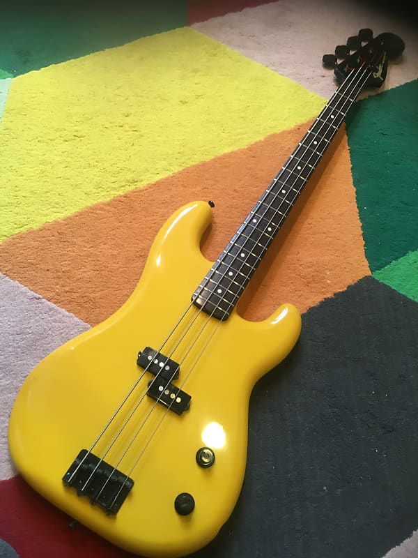 Rare! Fender Japan PB-551 P-Bass 1985-86 A-Serial DYL Yellow