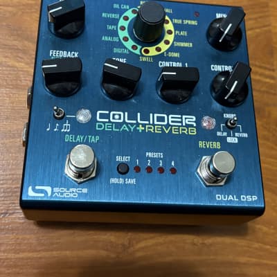 ギター Source Audio SA263 Collider Delay+Reverb Source Audio Sa263 Collider Stereo Delay Reverb Effects