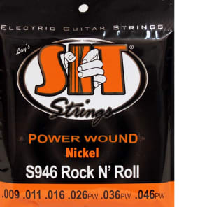 SIT S946 Power Wound Nickel Electric Guitar Strings - Rock 'n' Roll (9-46)