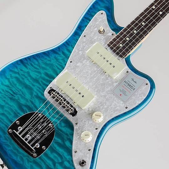 2024 Fender Hybrid II Jazzmaster Quilt Aquamarine Made in Japan, MIJ