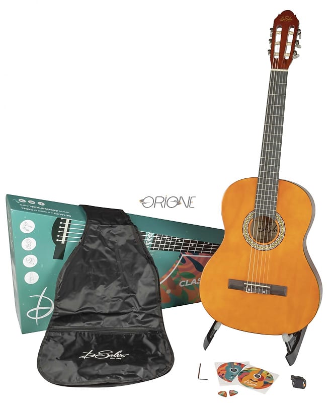 de salvo chitarra classica De Salvo CG44NT 4/4 Naturale con accessori image 1