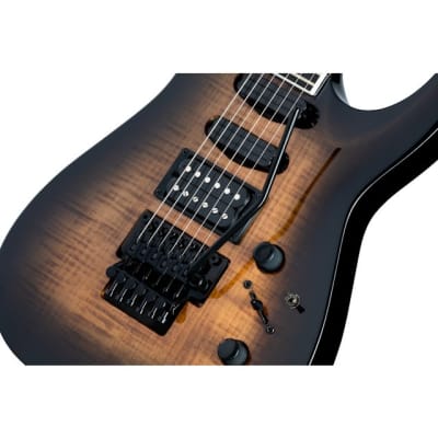 Kramer SM-1 Electric Guitar - Black Denim Perimeter image 5