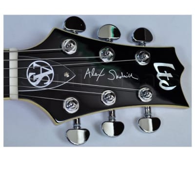 ESP LTD Alex Skolnick AS-1 FM Lemon Burst Signature Electric Guitar image 8