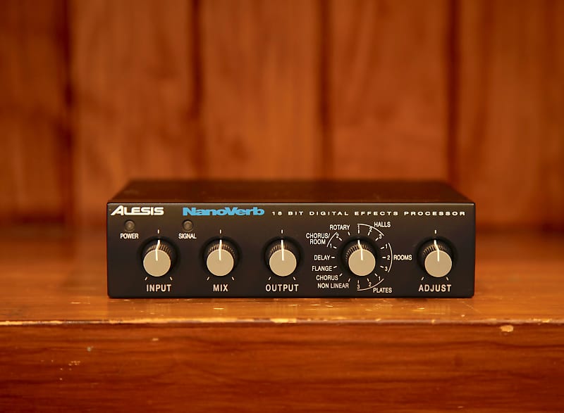 AlesisNanoVerb 18ビットデジタルエフェクトプロセッサー ブラック AlesisNanoVerb 18ビットデジタルエフェクトプロセッサー