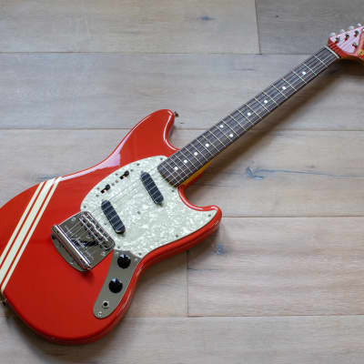 🇯🇵 Fender Mustang Reissue Competition MIJ Japan Fiesta Red 2007-2010 MG-73 CO FRD image 2
