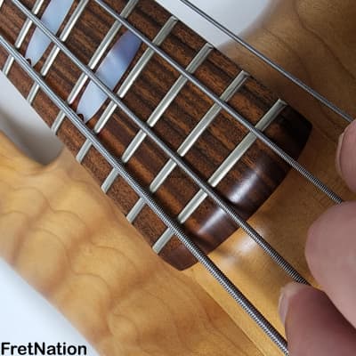 Spector NS-4 4-String Bass 1999 Woodstock Era Quilted Maple Natural Oil / Wax EMG HAZ 8.90lbs #386 image 22