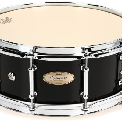 Pearl Concert Snare Drum - 5.5-inch x 14-inch - Piano Black image 1