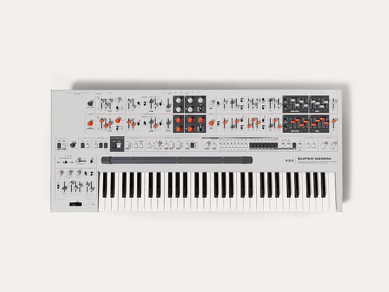 UDO Audio Super Gemini 20-Voice 61-Key Bi-Timbral Synthesizer | Reverb