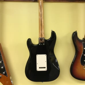 1989 Fender Stratocaster Plus Electric Guitar Black Strat Gold Lace Sensor image 16