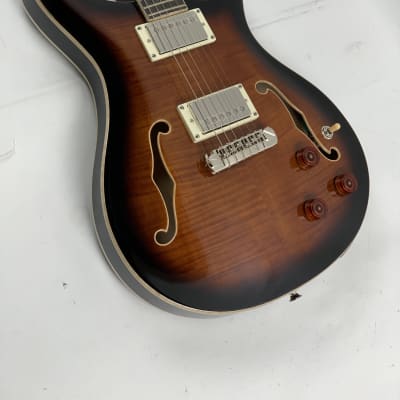 PRS Paul Reed Smith SE Hollowbody II Piezo Electric Guitar Black Gold Burst + PRS Hard Case BRAND NEW image 9