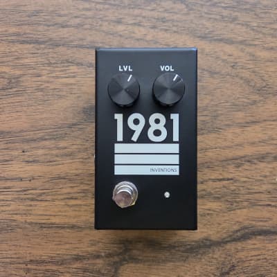Reverb.com listing, price, conditions, and images for 1981-inventions-lvl-full-range-overdriver