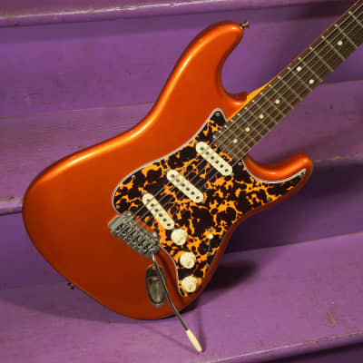 2023 Partscaster Strat-Style Electric Guitar Orange Fralins (VIDEO! Ready to Go) image 2