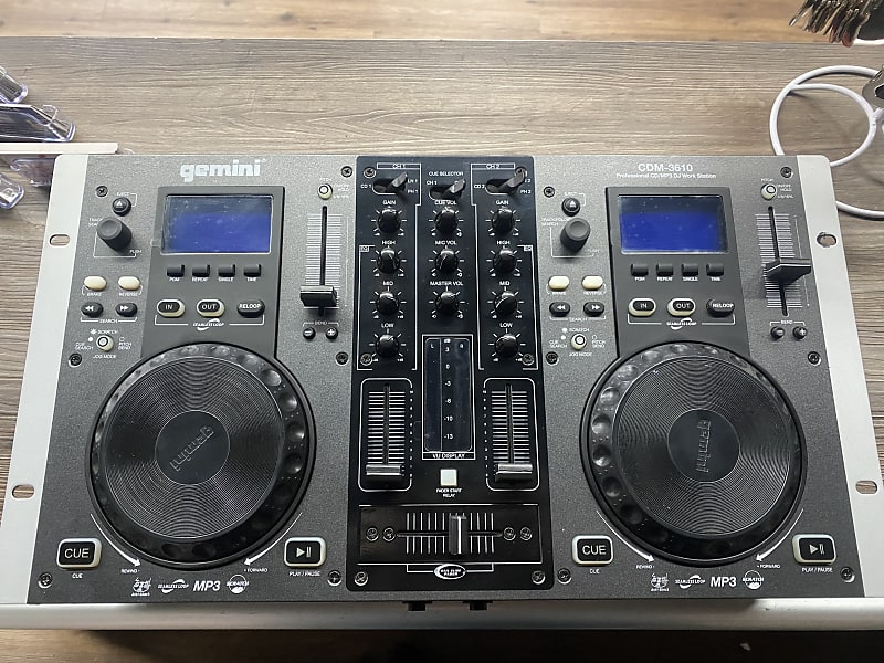 Gemini CDM-3610 一体型CDJ Gemini DJ Workstation CDM-3610 | Reverb