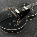 Ibanez AFC125 Black Flat BKF Contemporary Archtop Hollow Body Electric Guitar + Case - Open Box