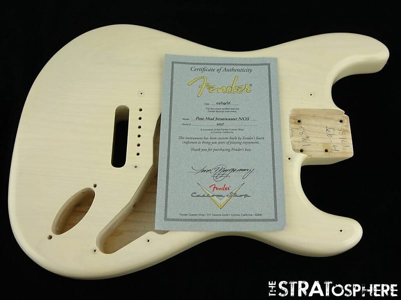 Fender Custom Shop Postmodern NOS Stratocaster BODY Strat White Blonde Ash