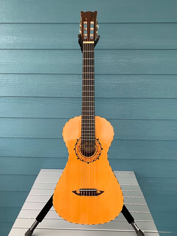 Ventura V500 Lady Nelson Nylon String Parlor Guitar 70s Reverb