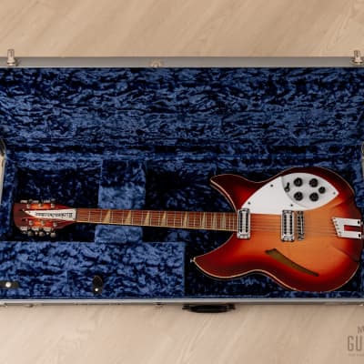 1997 Rickenbacker 360/12V64 Vintage Reissue 12 String Guitar Fireglo w/ OS Body, Case image 19