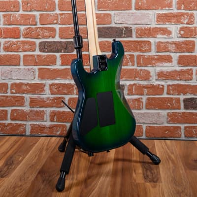 Charvel USA Custom Shop San Dimas Master Built by “Red” Dave Nichols for Namm #403 Quilted Maple Top Green Blue Burst 2024 w/OHSC image 6