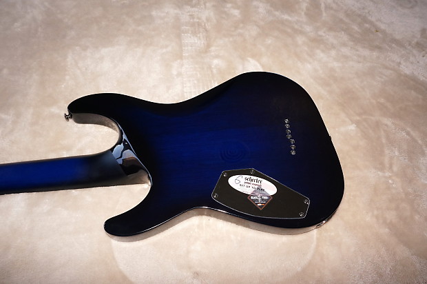 Schecter Blackjack SLS C-7 Blue 7 String Electric Guitar P