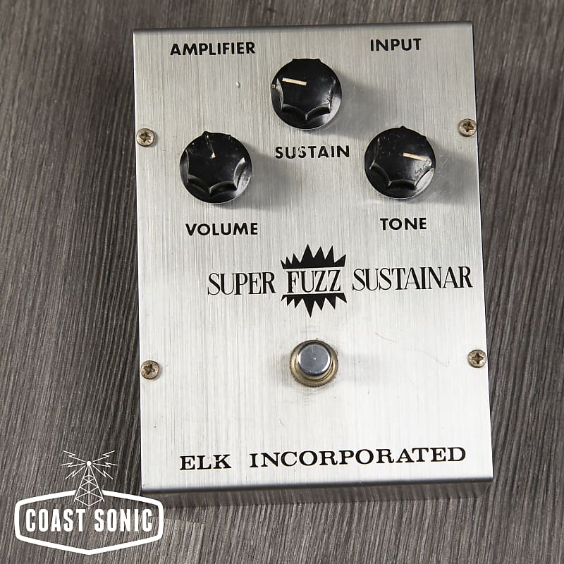 1970年　ELK SUPER FUZZ SUSTAINAR ギターエフェクター Elk Super Fuzz Sustainar | Reverb