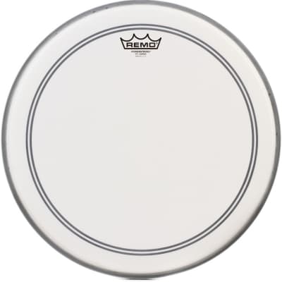 Remo Powerstroke P3 Coated Bass Drumhead - 16 inch with 2.5 inch Impact Pad image 1