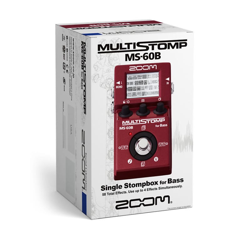 Zoom MS-60B Multi Stomp Pedal | Reverb