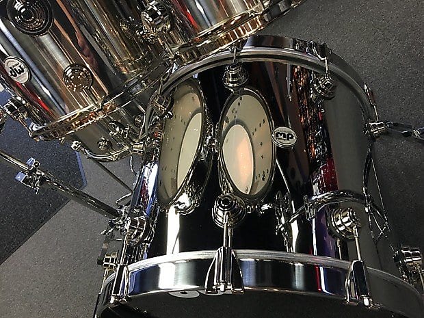 DW Drum Workshop Collectors Series Stainless Steel 5 Pc. Drum Set Kit with  Nickel Hardware $5299.99