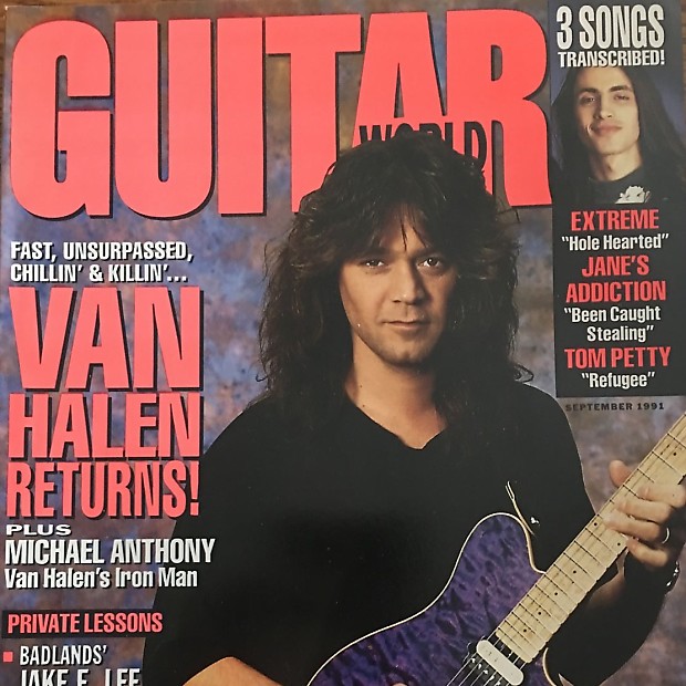 Eddie van halen guitar world hot sale